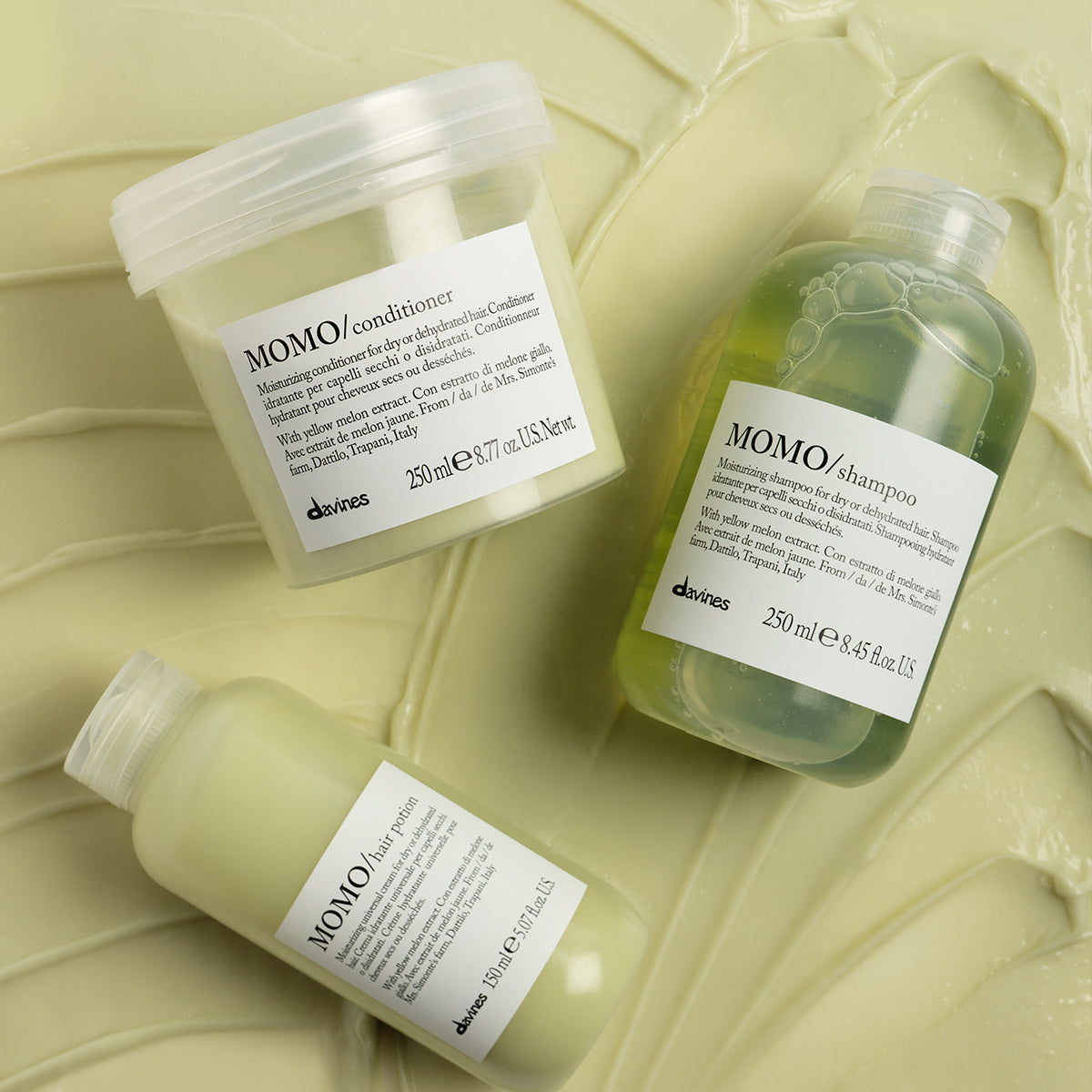 Davines MOMO Hair Potion - Universal moisturizing cream for dry or dehydrated hair