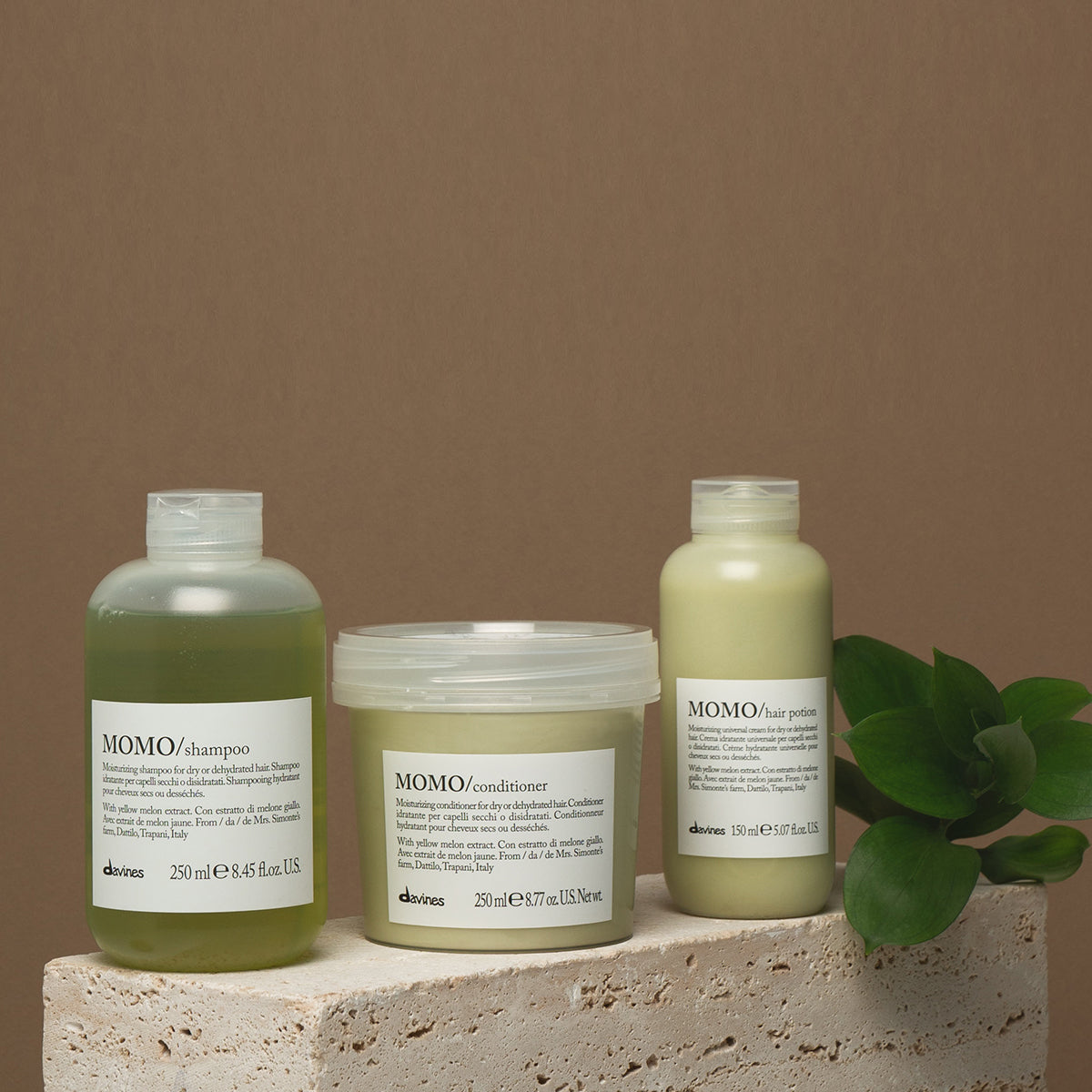 Davines MOMO Hair Potion - Universal moisturizing cream for dry or dehydrated hair