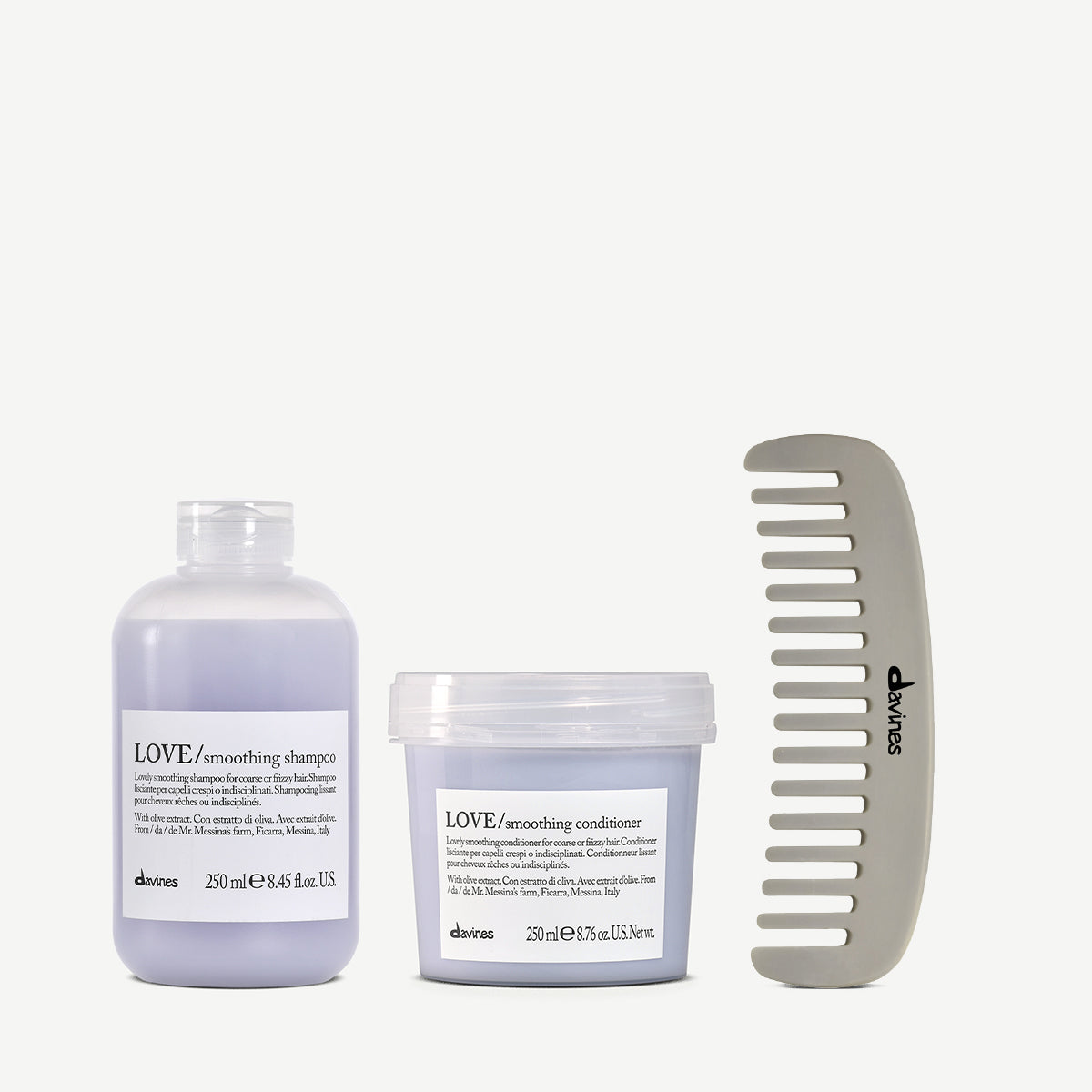 Smooth & Shine Trio Anti-Frizz Haircare Kit 1 kit Davines