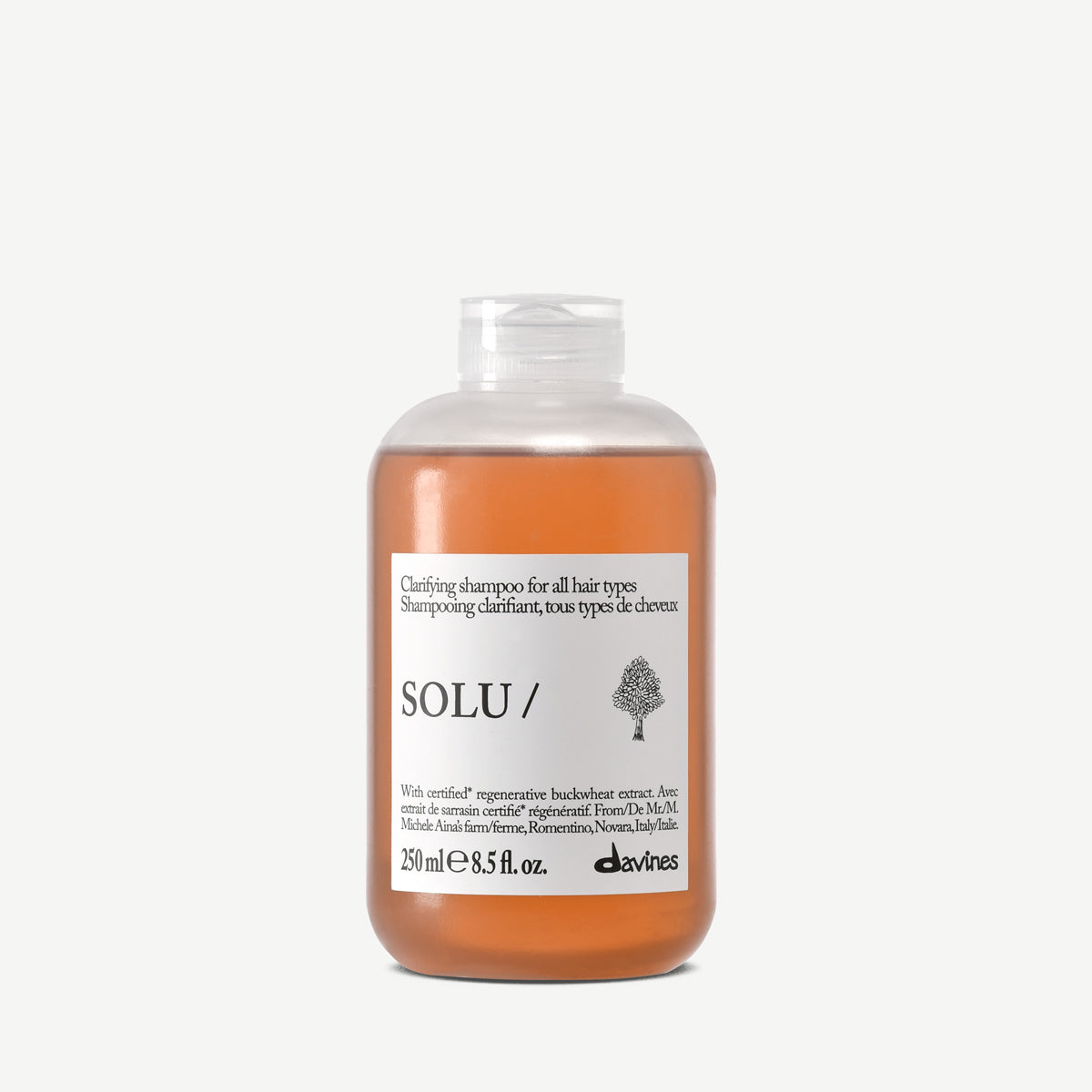 Davines SOLU Shampoo - Clarifying shampoo for all hair types
