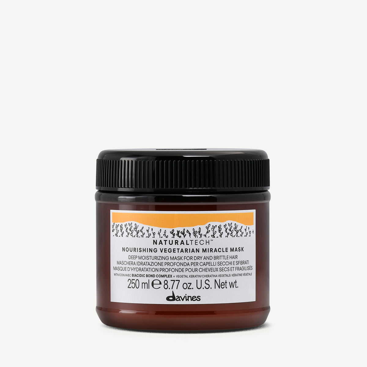 Davines NOURISHING Vegetarian Miracle Mask - Extra moisturizing mask for dry and brittle hair