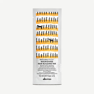 NOURISHING Hair Building Pak Restructuring mask with vegetal keratin combined with Biacidic Bond Complex for dry and brittle hair Default Title Davines