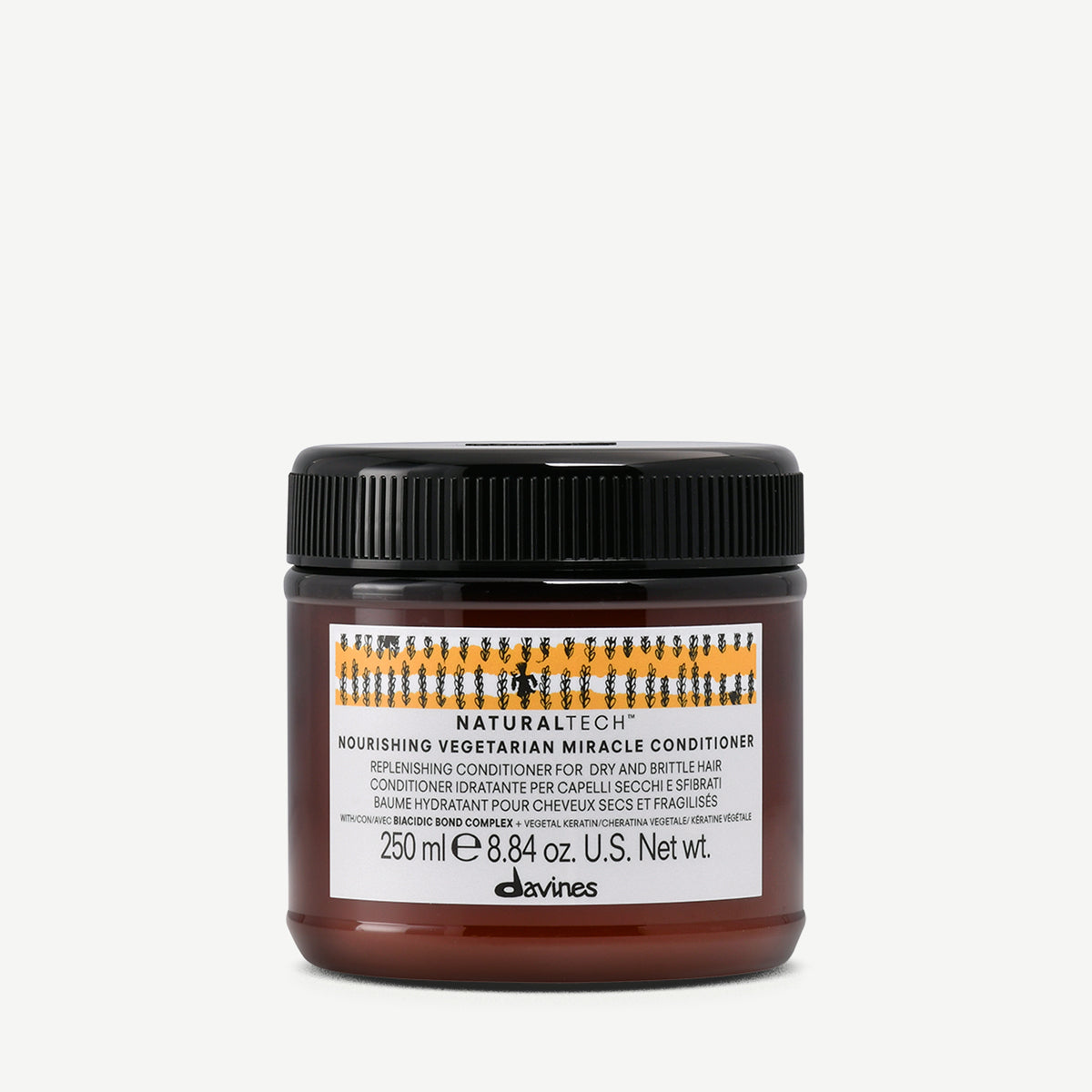 Davines NOURISHING Vegetarian Miracle Conditioner - Moisturizing balm for dry and brittle hair