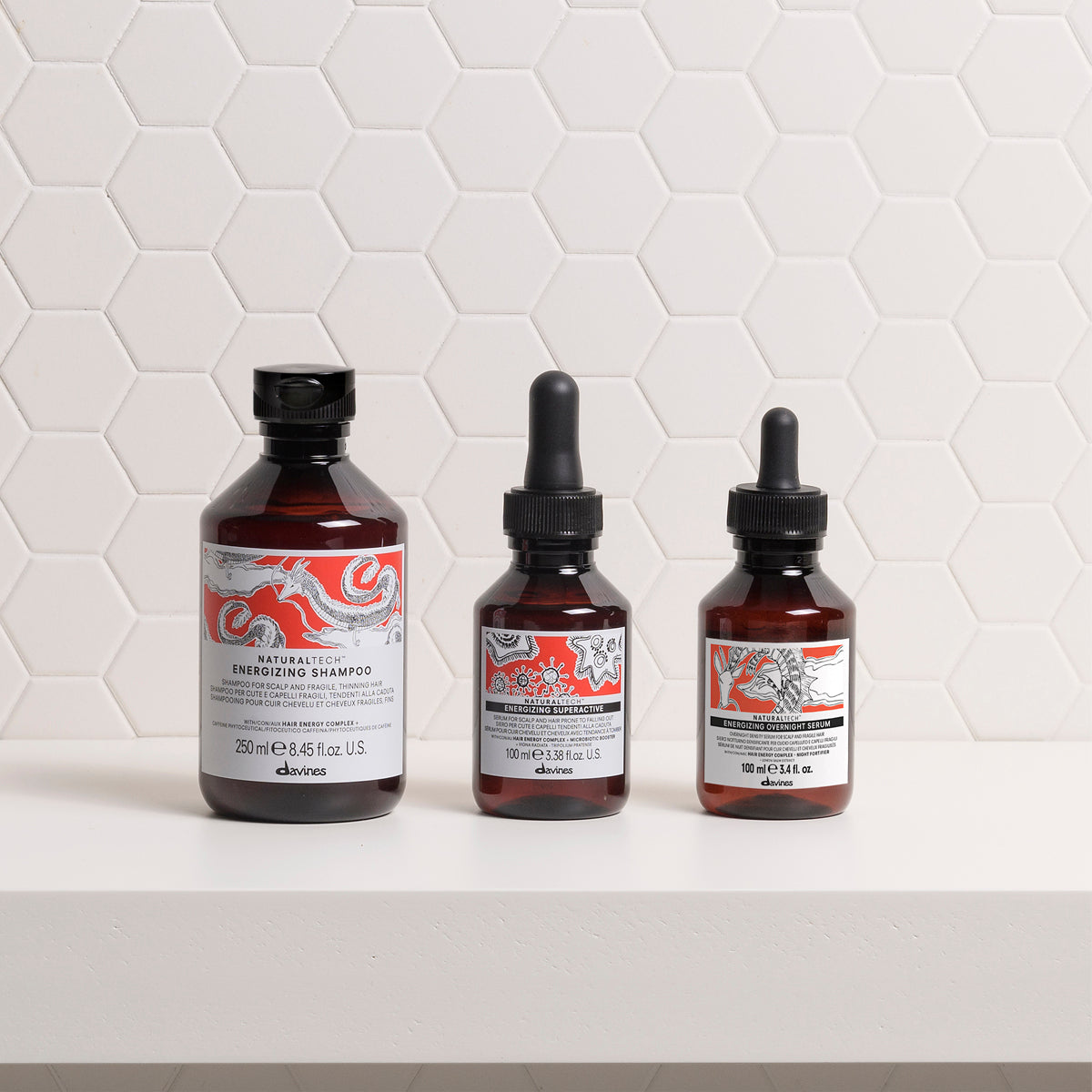 Davines ENERGIZING Overnight Serum - Overnight leave-in serum for scalp and hair
