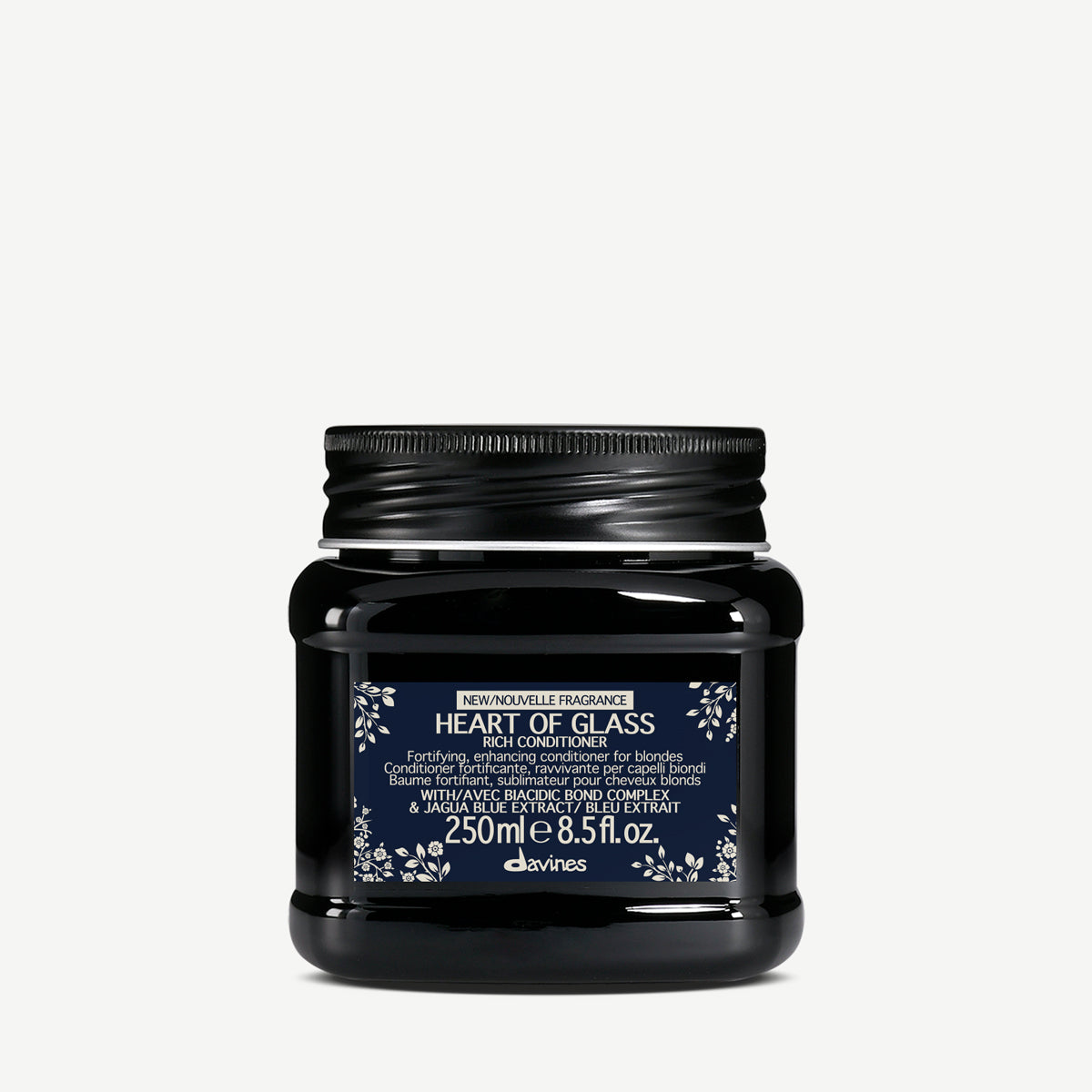Davines HEART OF GLASS Rich Conditioner - Fortifying, enhancing conditioner for natural or cosmetic blondes
