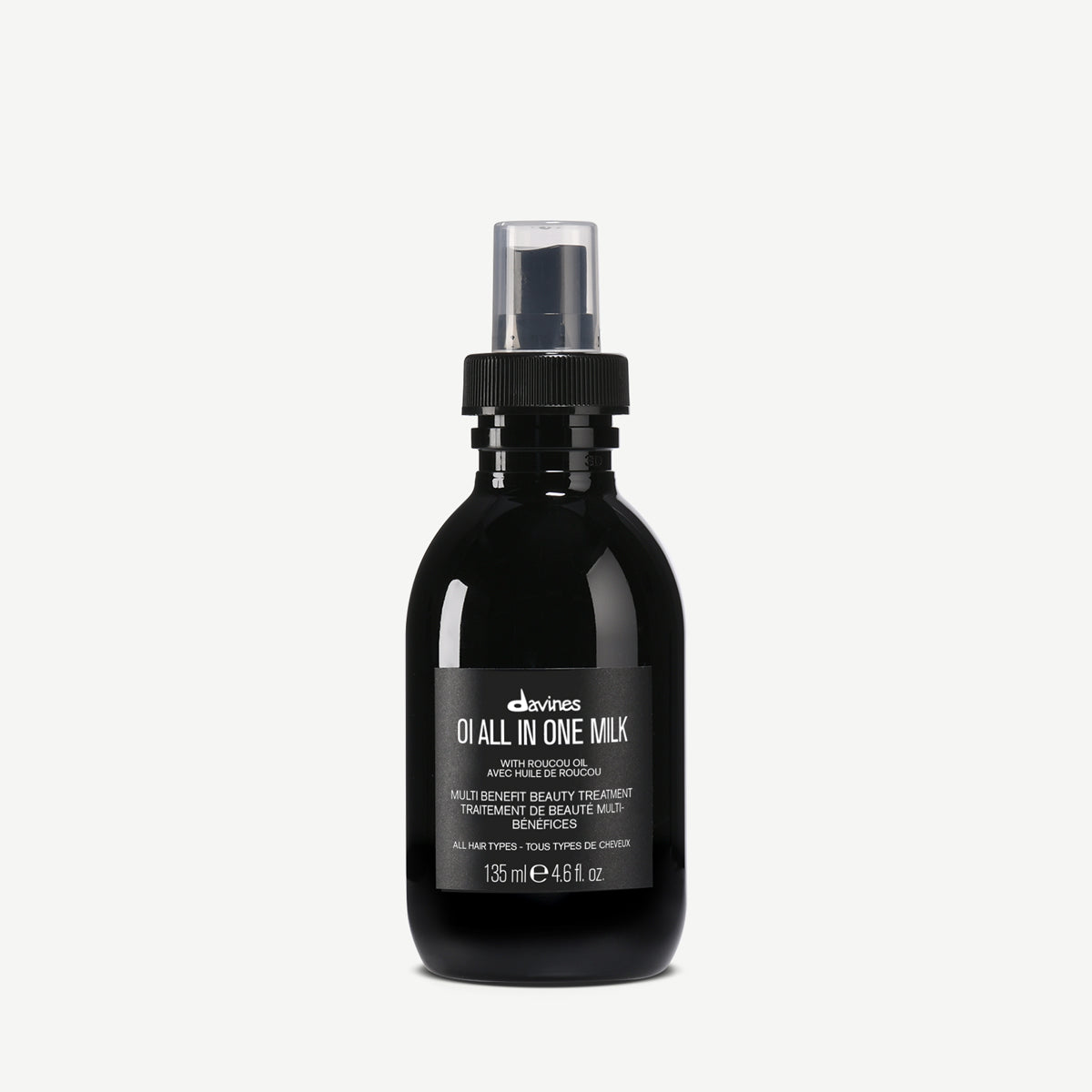Davines OI All In One Milk - Leave-in hydrating treatment controls frizz, protects from heat, and adds shine and softness