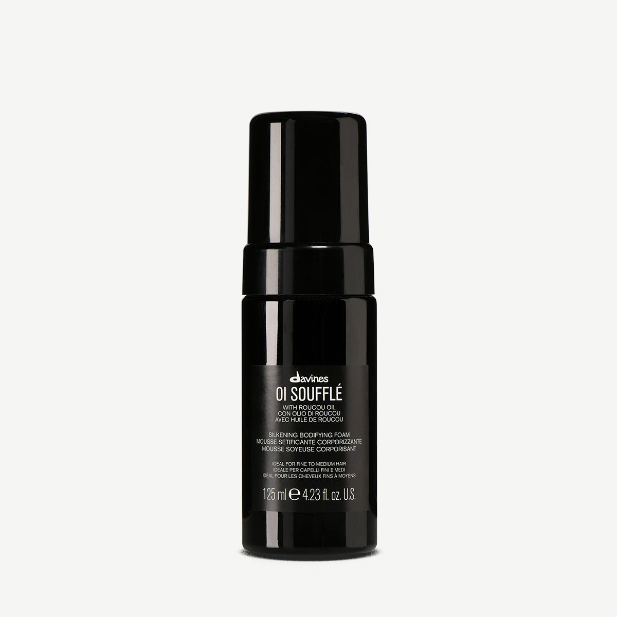 Davines OI Soufflé - Leave-in liquid-to-foam mousse for radiant shine and full-bodied