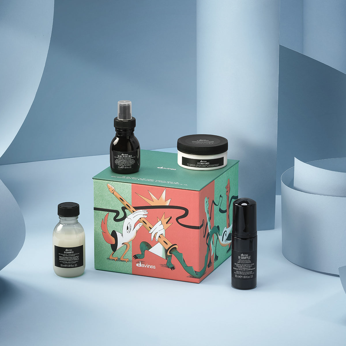 Davines Flute Set - The perfect extraordinary beauty set for amazing shine and beauty to the hair.