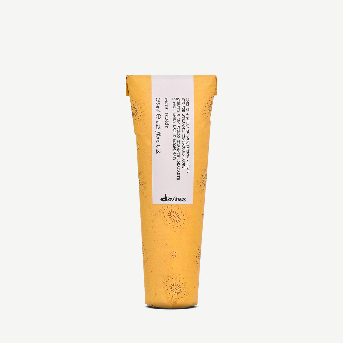 Davines This is a Relaxing Moisturizing Fluid - For creating a perfectly straight-haired look.