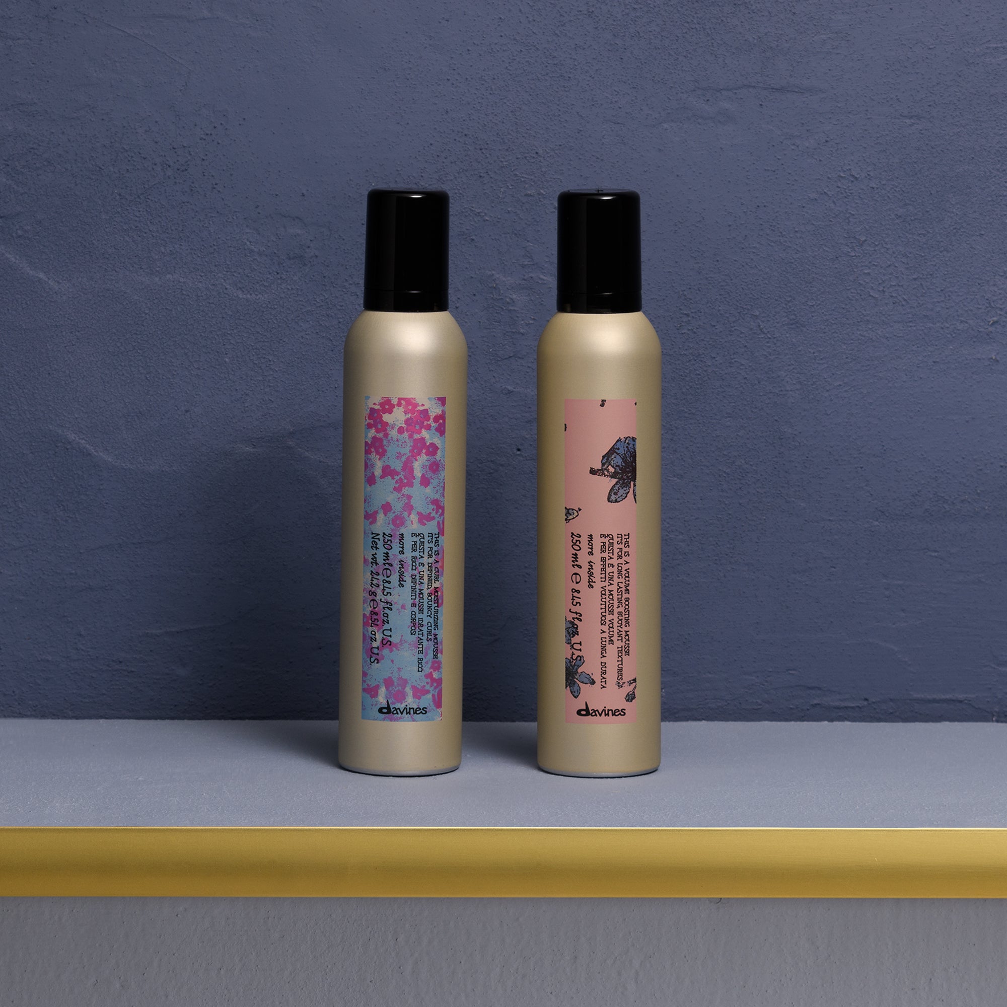 Davines This is a Curl Moisturizing Mousse - For adding a hydrating and defining boost to curls.
