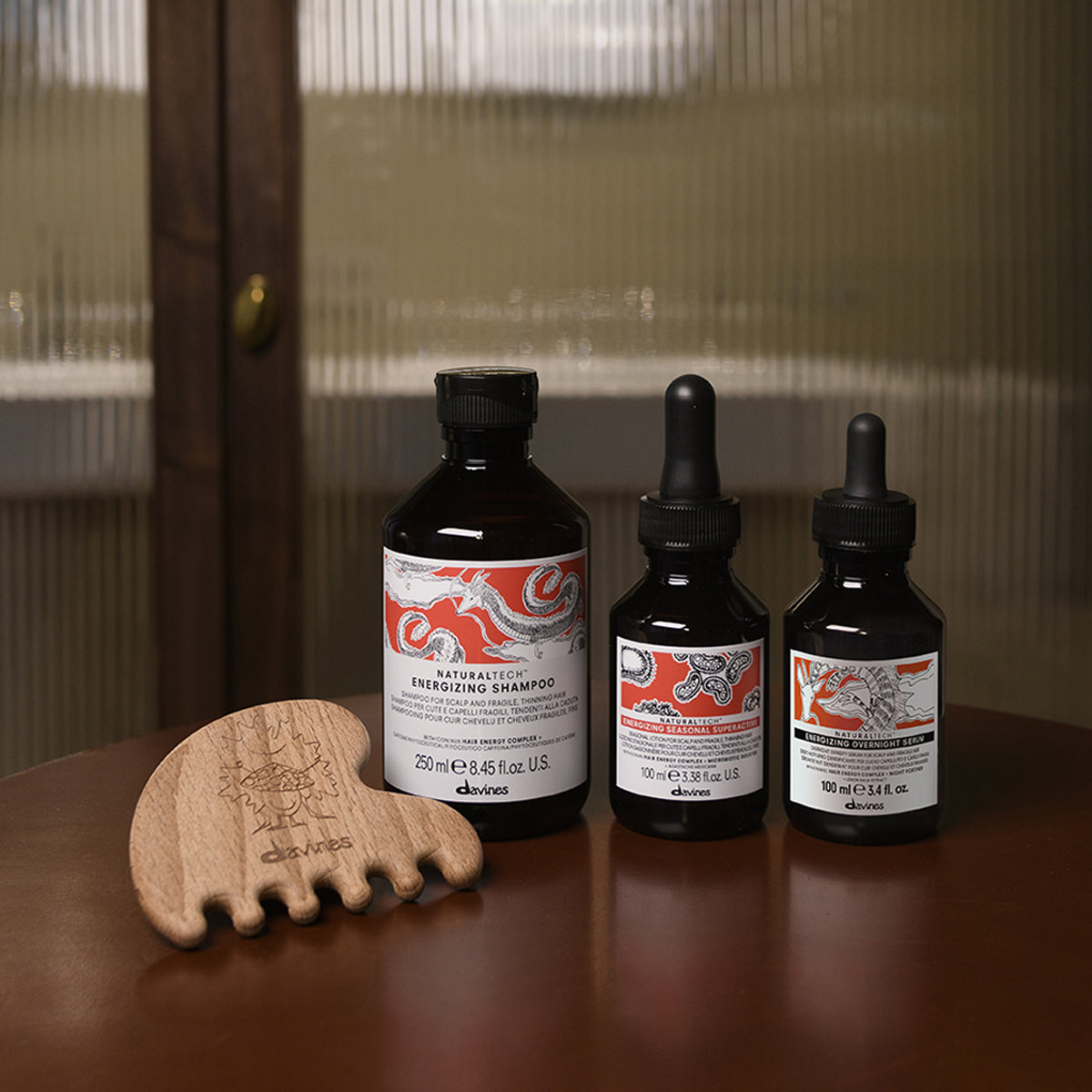 Wooden Gua Sha Scalp & face massager Davines