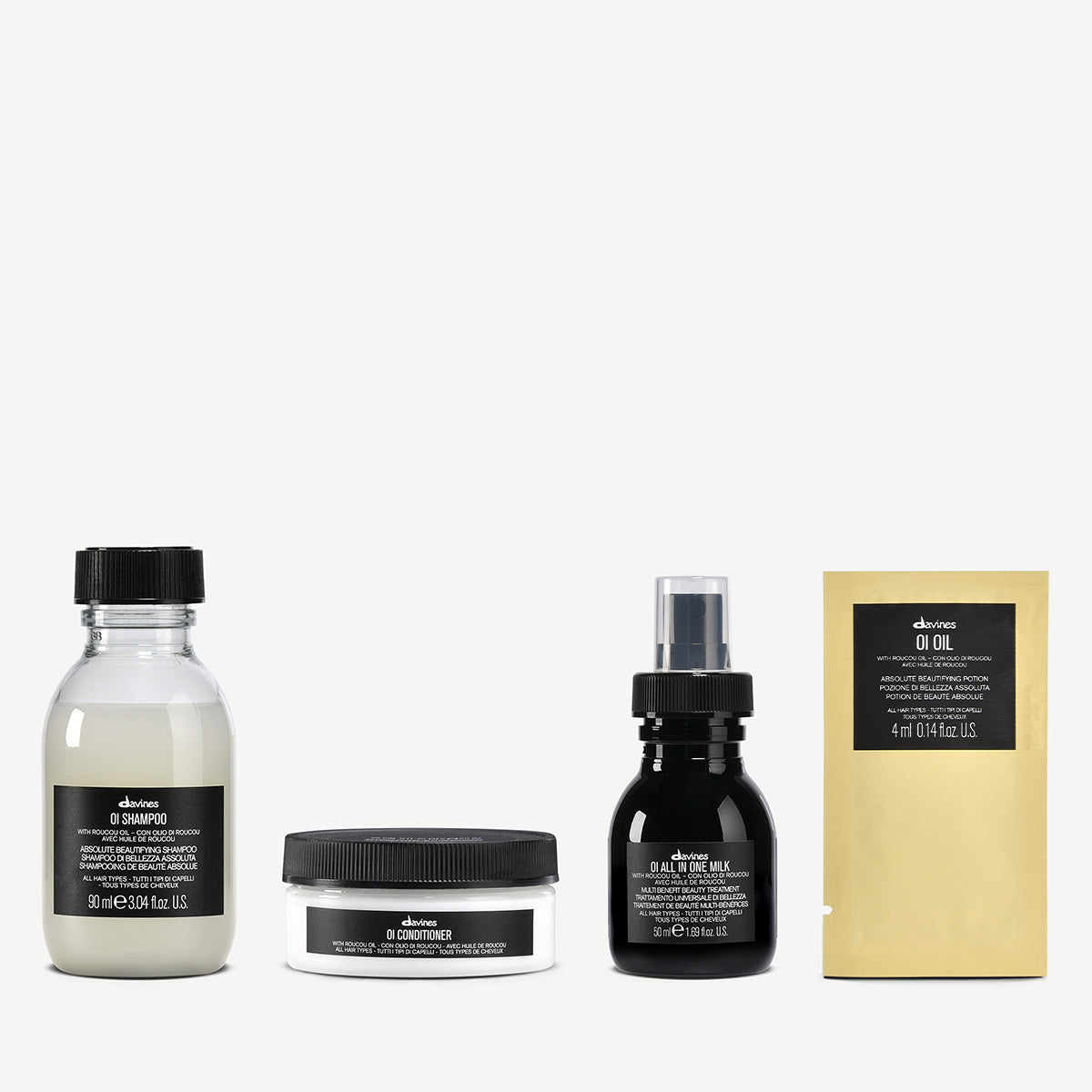 Oi Travel Set + Sachet 1 4 pz.Davines