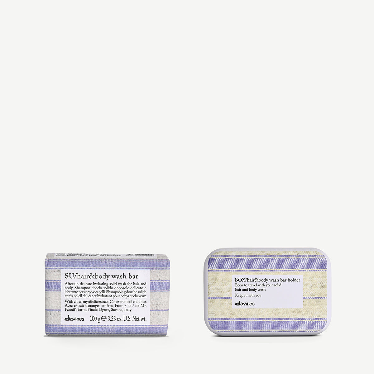 SU Hair & Body Bar and Case 1 Davines
