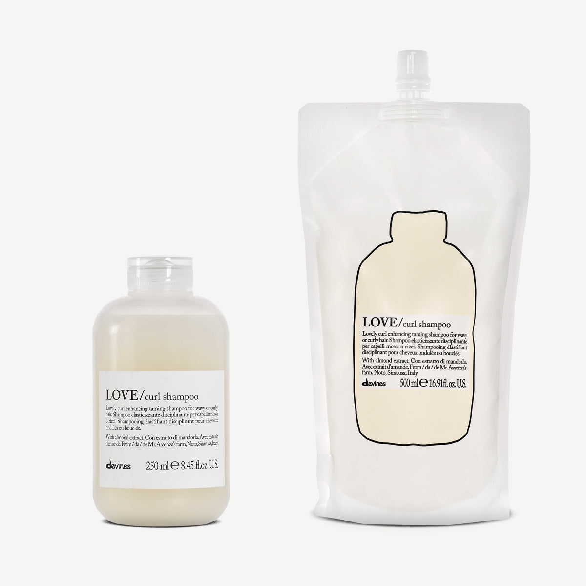 LOVE Curl Shampoo Refill Duo 1 2 pz.Davines