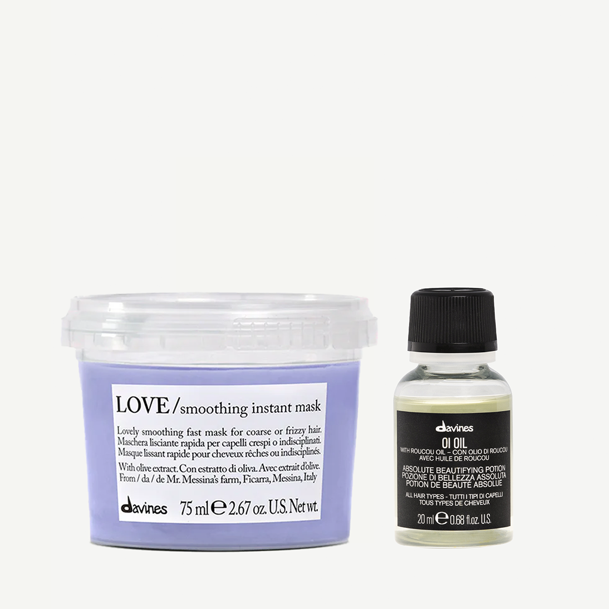 LOVE & OI Deluxe Gift 2 pz. Davines