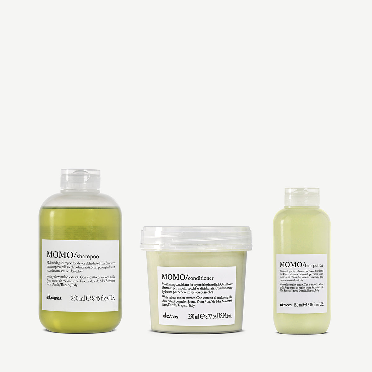 The MOMO Set 1 3 pz.Davines