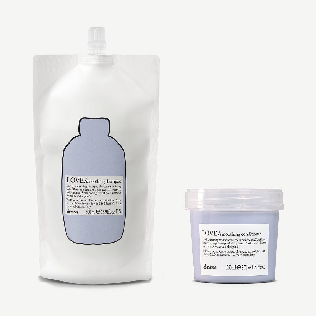 LOVE Smoothing Refill Duo 1 1 kitDavines