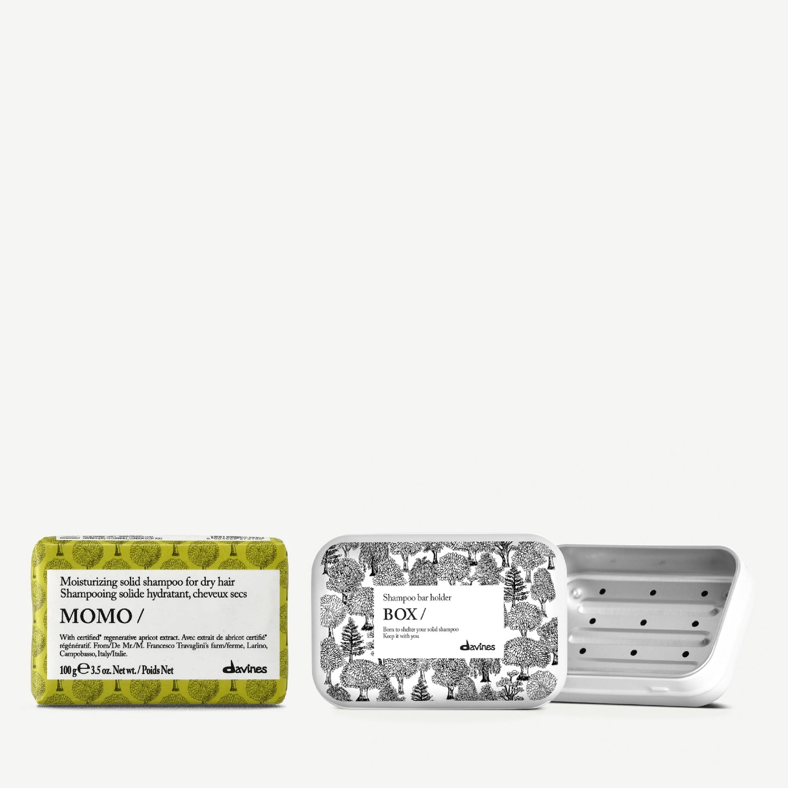 MOMO Solid Shampoo and Case 1 1 kitDavines