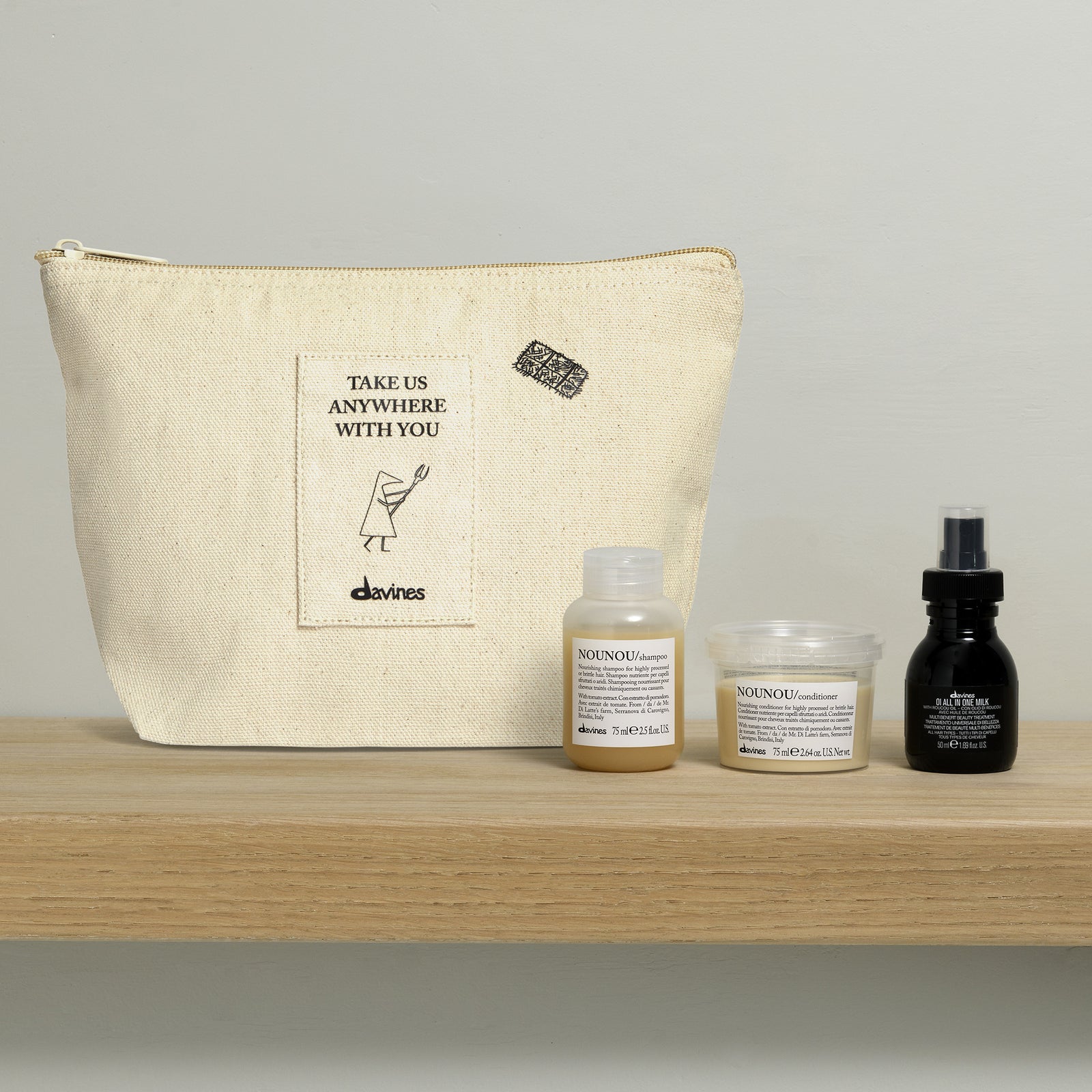 Nounou Travel Set + Pochette 1 1 kitDavines