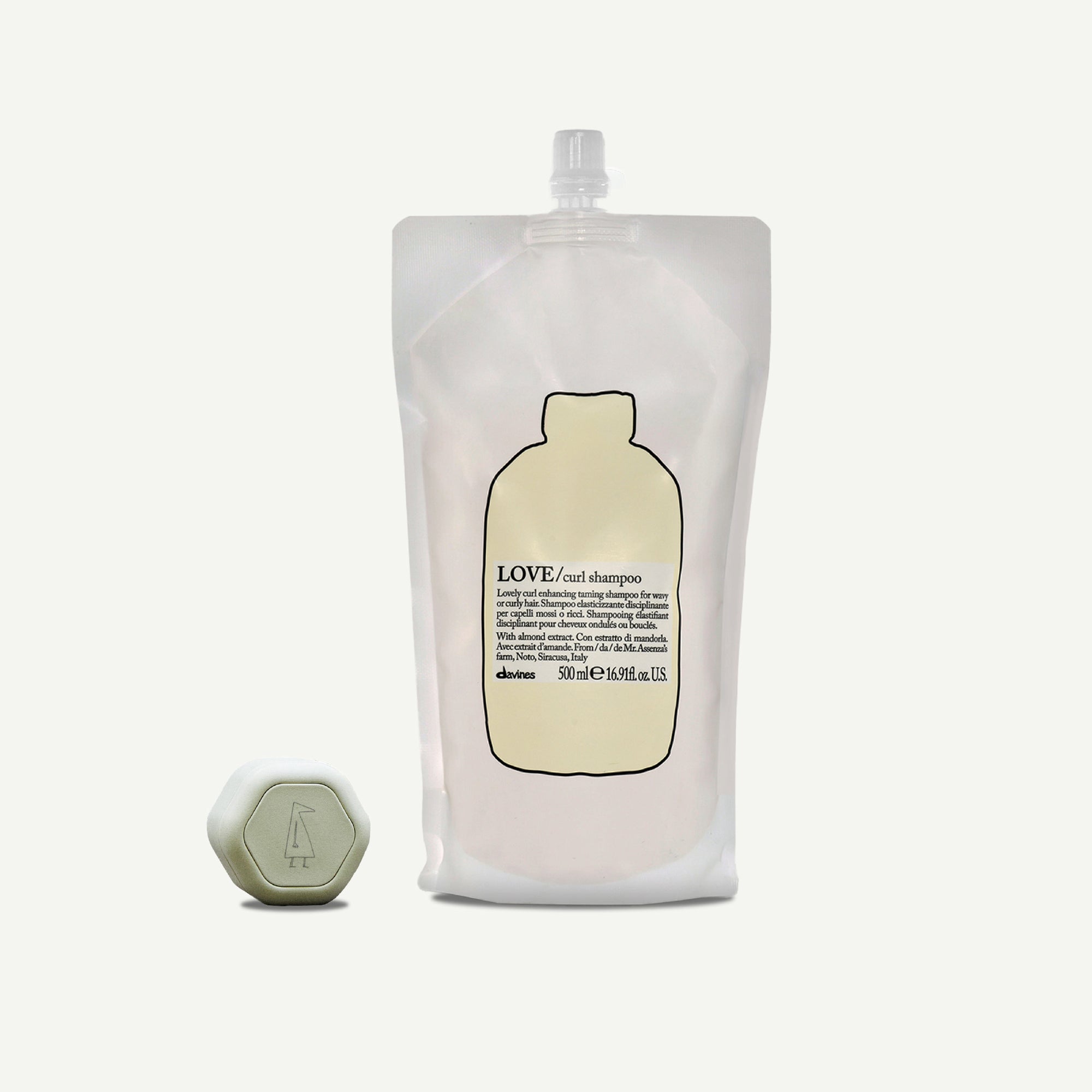 LOVE Curl Shampoo + Cadence Capsule Medium LOVE Curl Shampoo Refill + Travel Capsule<br> 2 pz. Davines