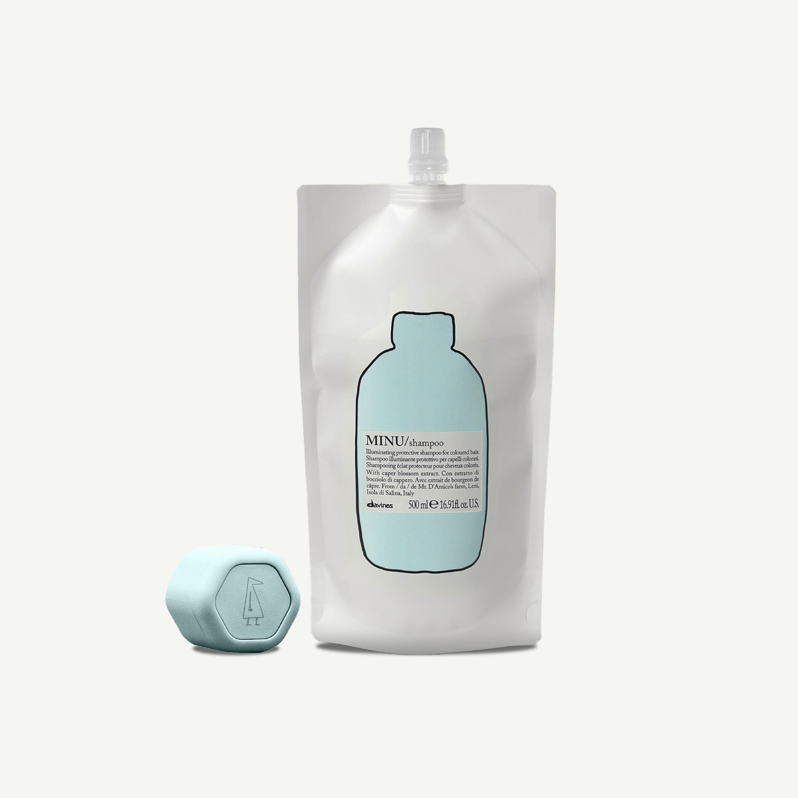 MINU Shampoo Refill + Cadence Capsule Medium 1 2 pz.Davines