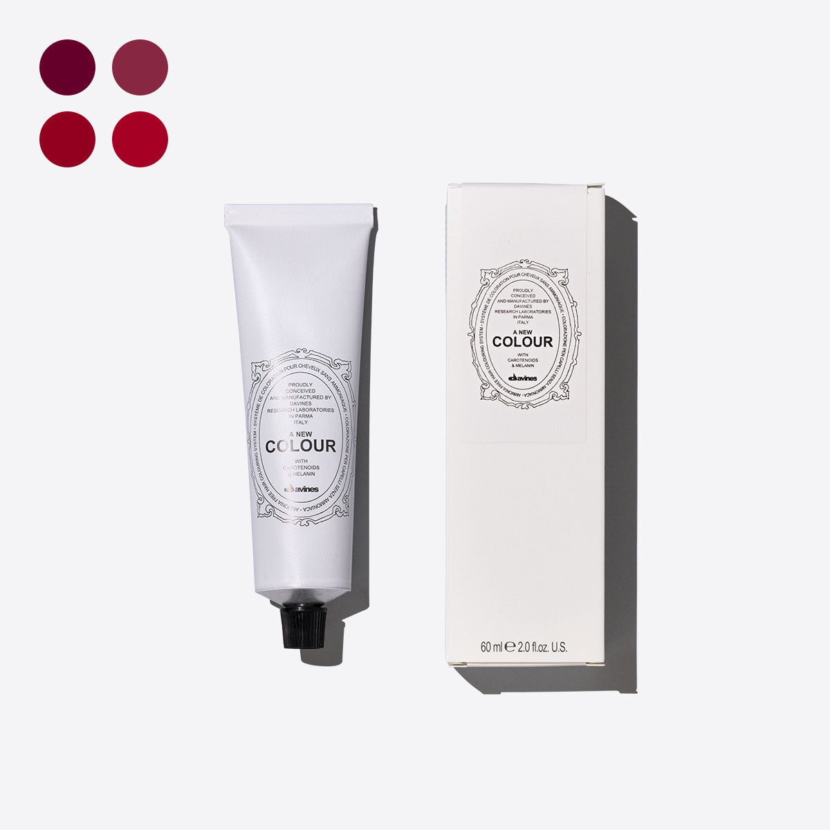 Reds Ammonia-free cream based permanent colour. 0 pz. Davines