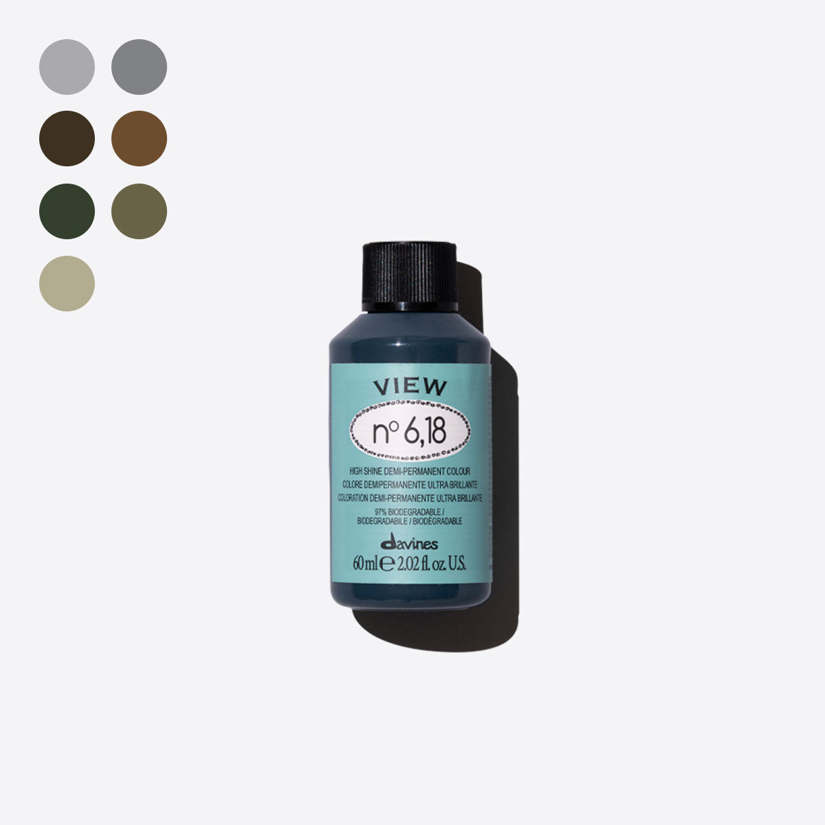 ,1 Ash Ultra shiny demi-permanent colour 0 pz. Davines