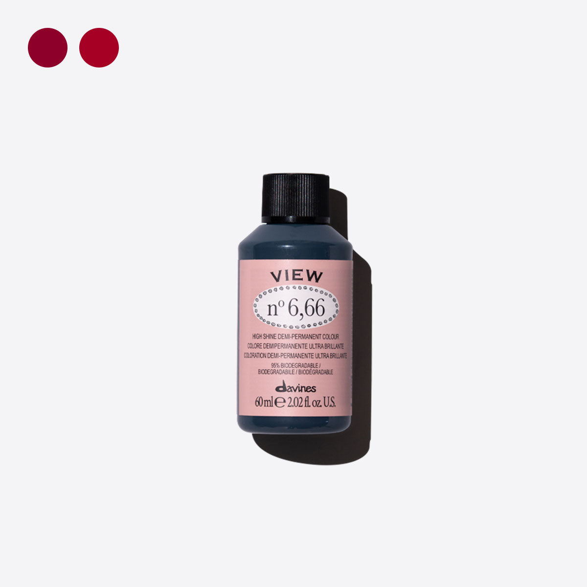 ,6 Reds Ultra shiny demi-permanent colour 0 pz. Davines