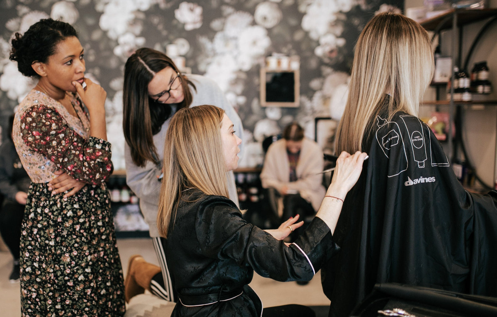 Kenna Kunijo salon Davines how to hair tutorial