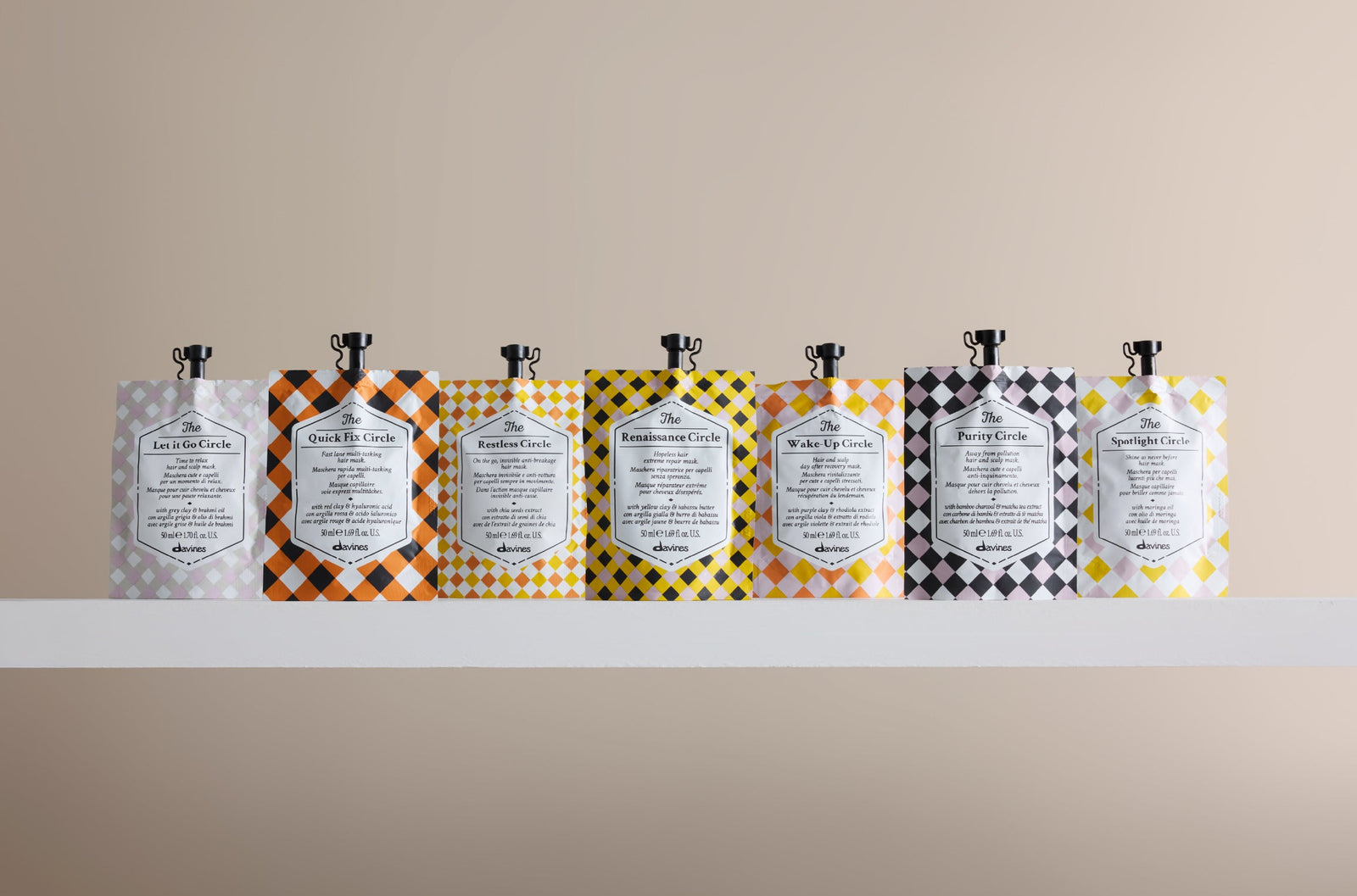Davines The Circle Chronicles masks