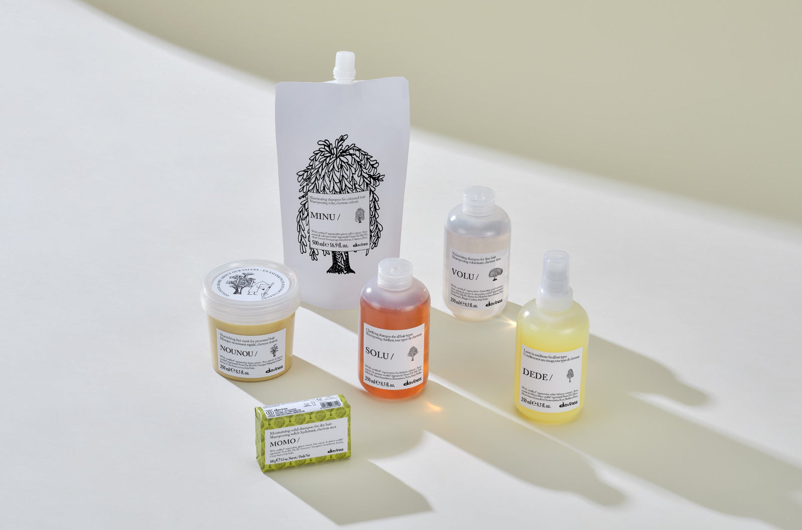 Assortment of Davines Essential Haircare products