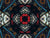 A kaleidoscope type pattern
