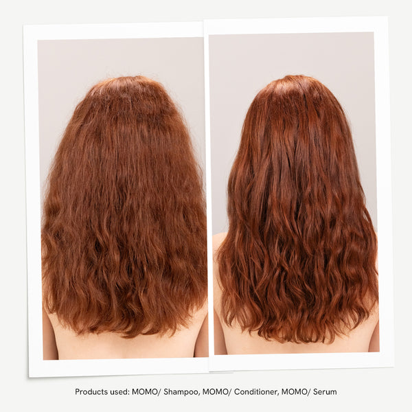 Routine for hydrated, soft, and healthy-looking hair MOMO
