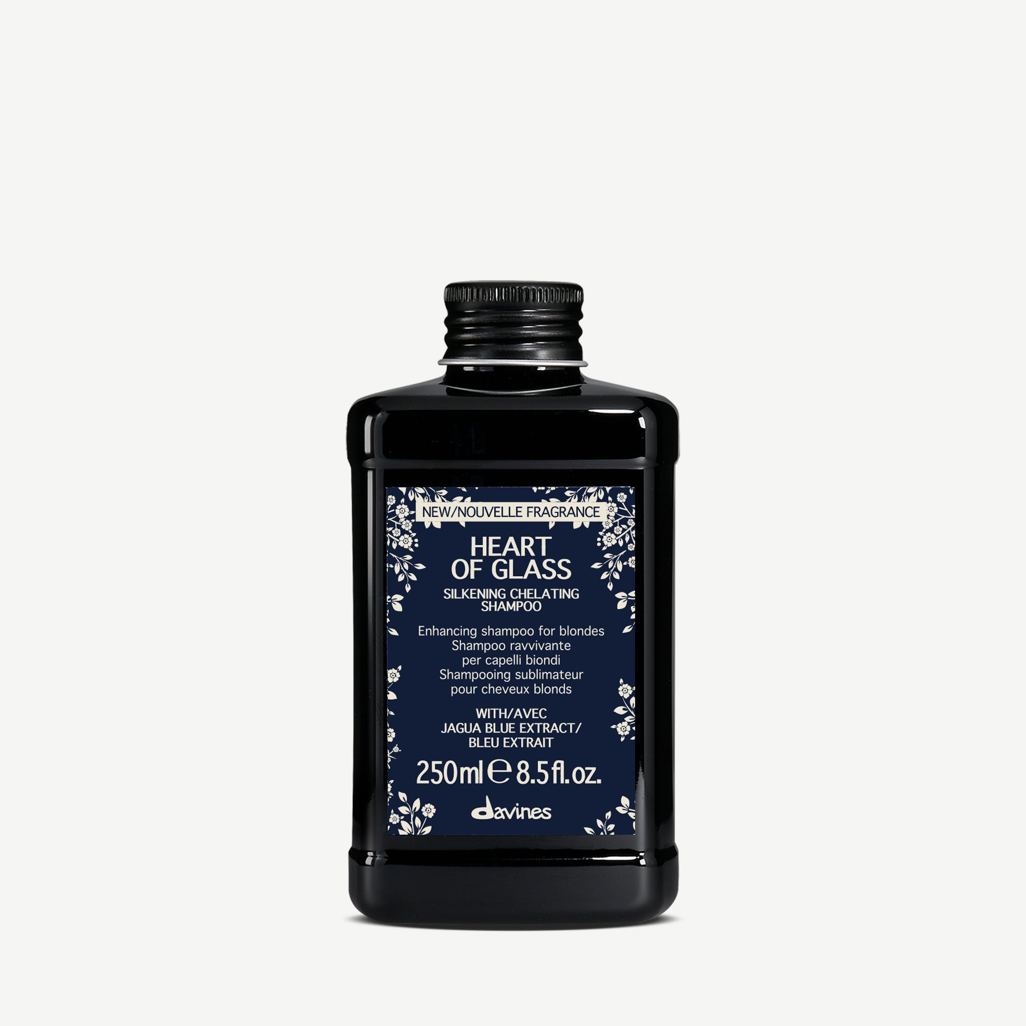 Davines | Heart Of Glass Silkening Chelating Shampoo | Enhancing Shampoo For Blonde Hair | No Sulfate