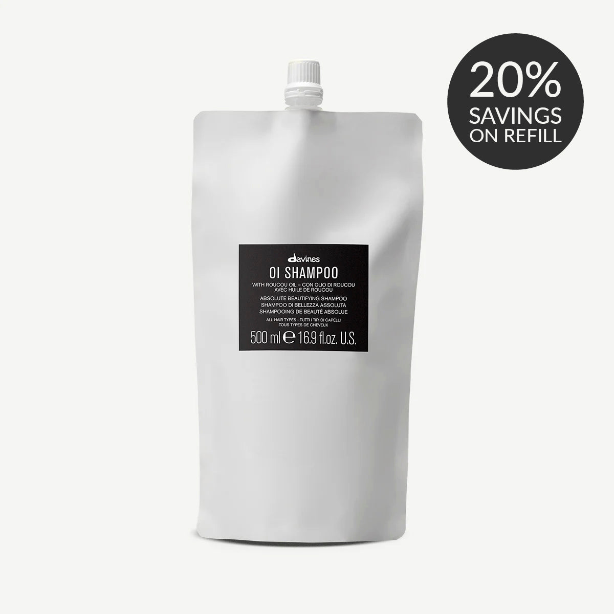 OI Shampoo Refill 1  1 kitDavines
