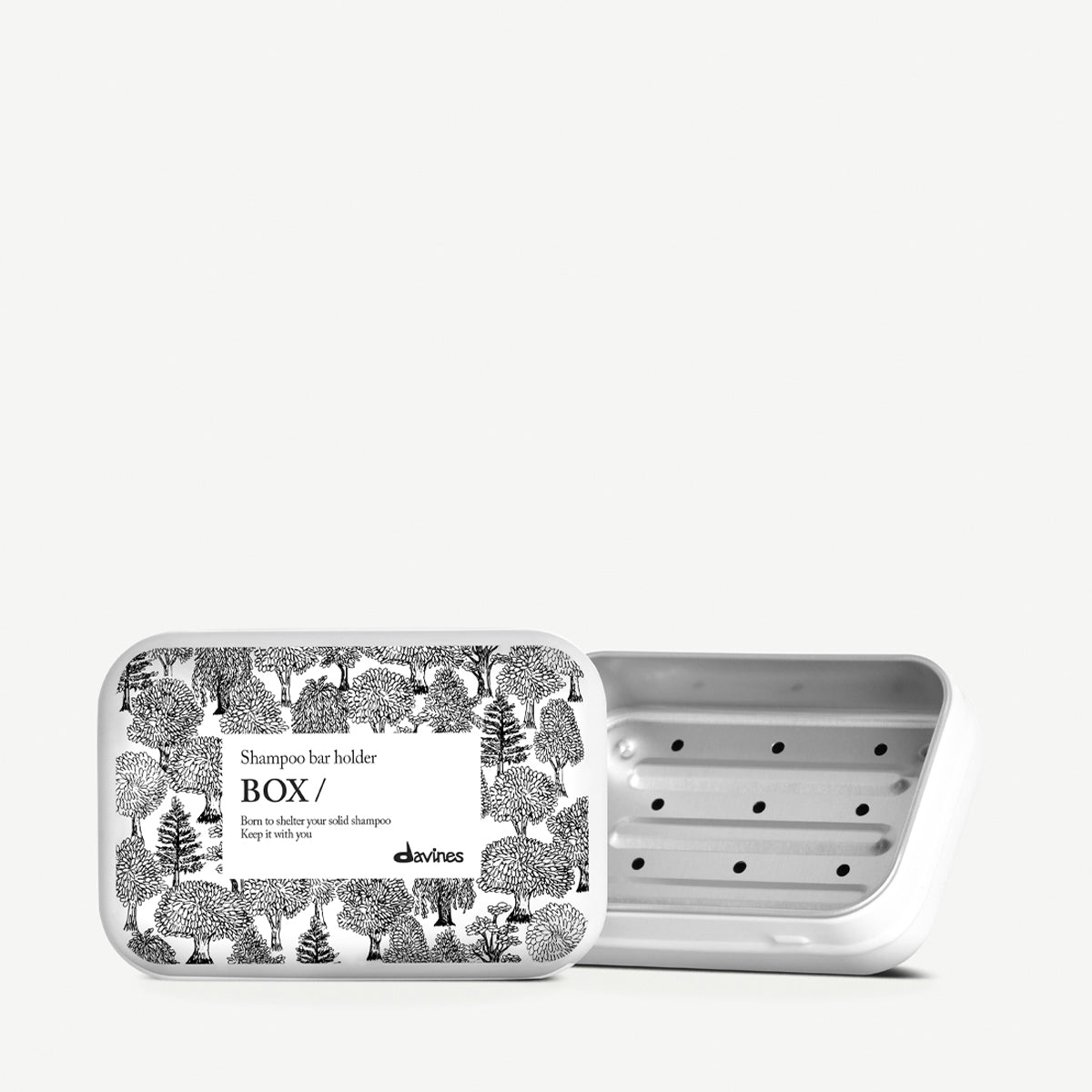 Aluminum storage container for solid shampoo bar Shampoo Bar Case