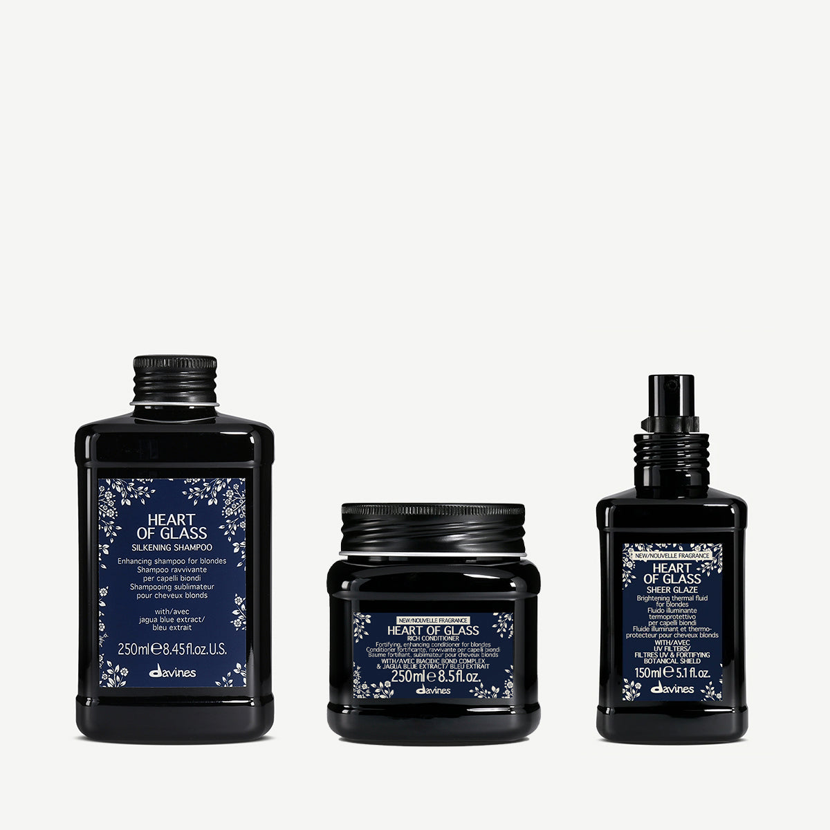 Illuminating haircare set for blondes Heart of Glass Set | Davines