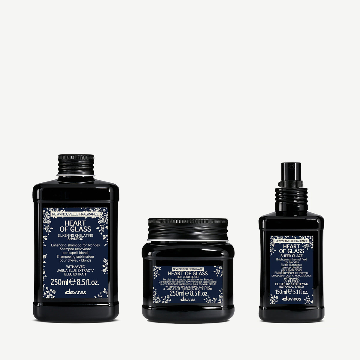 Illuminating haircare set for blondes Heart of Glass Set | Davines