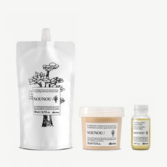 3-step nourishing routine for damaged or dry hair The NOUNOU