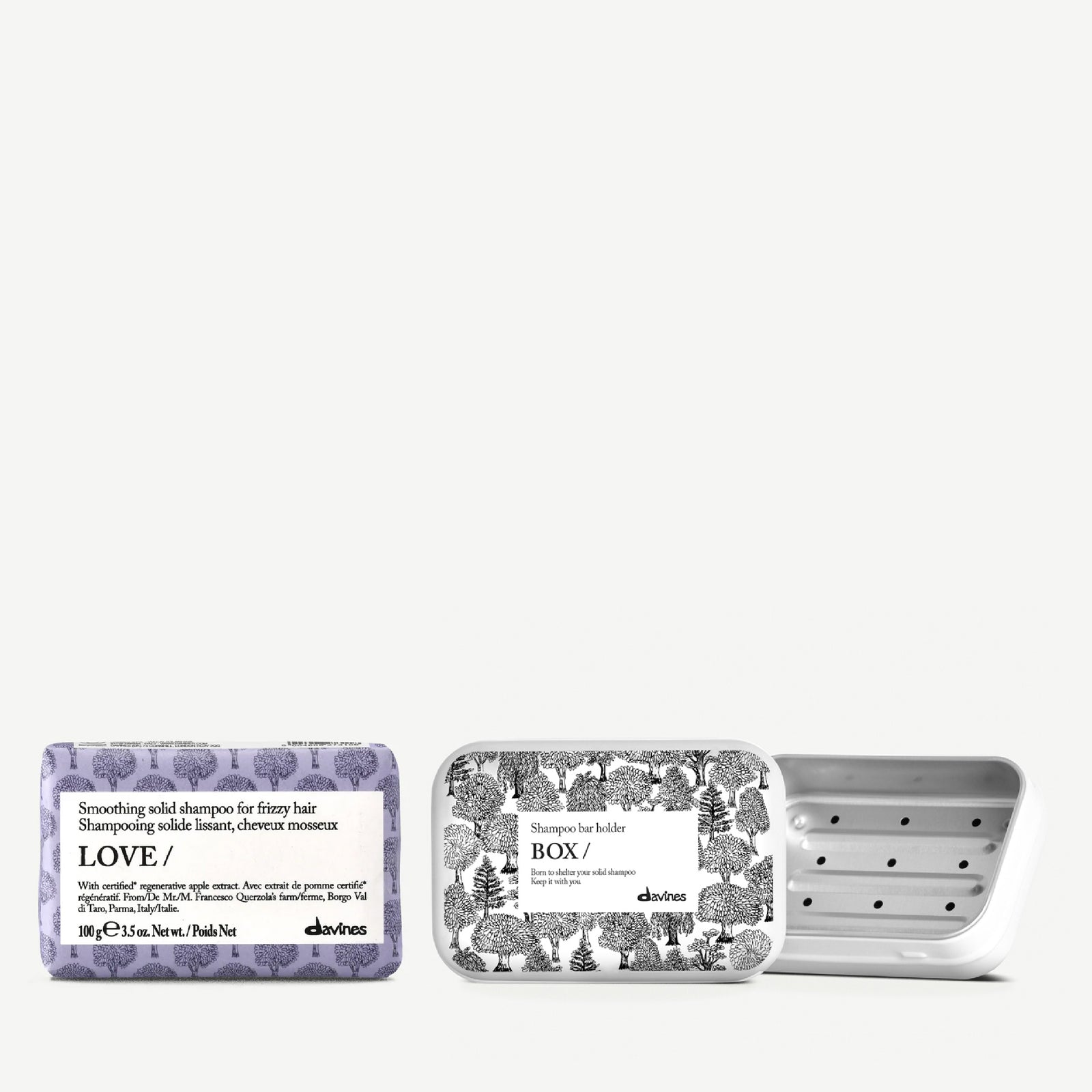 LOVE SMOOTHING Solid Shampoo and Case 1  1 kitDavines
