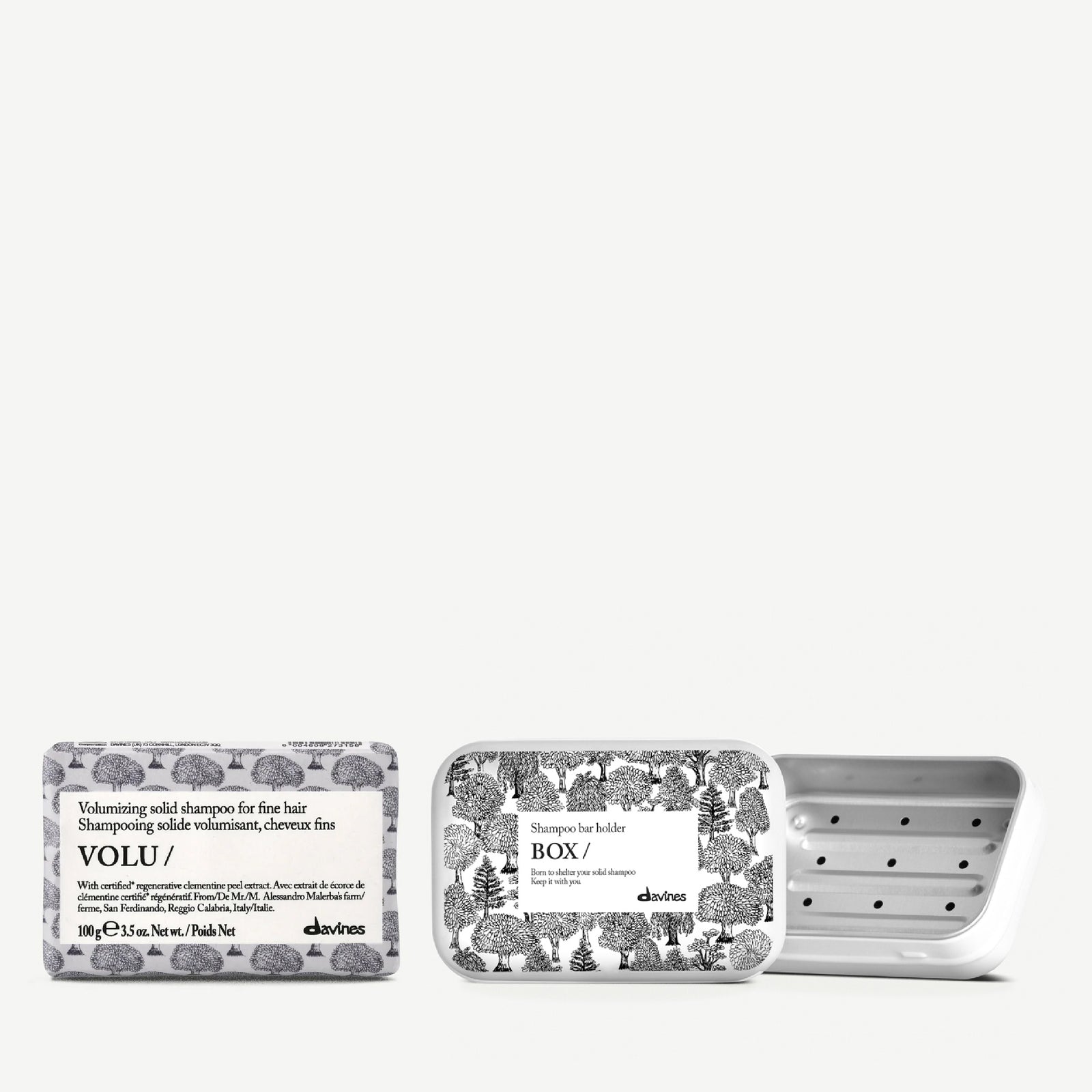 VOLU Solid Shampoo and Case 1  1 kitDavines
