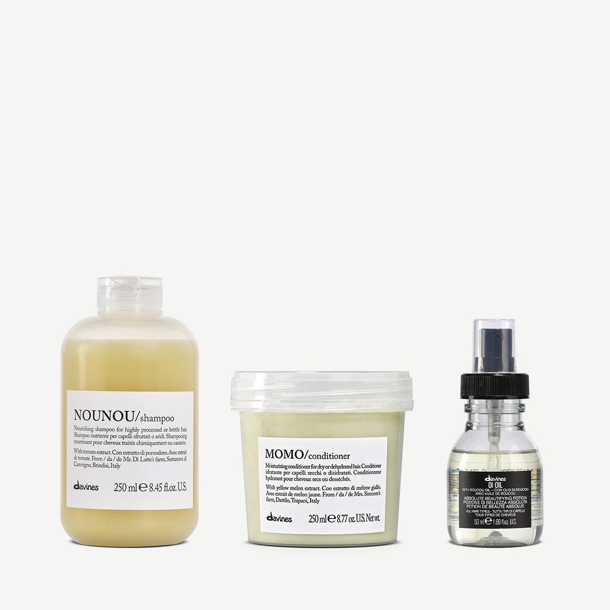 Davines hair care factory set